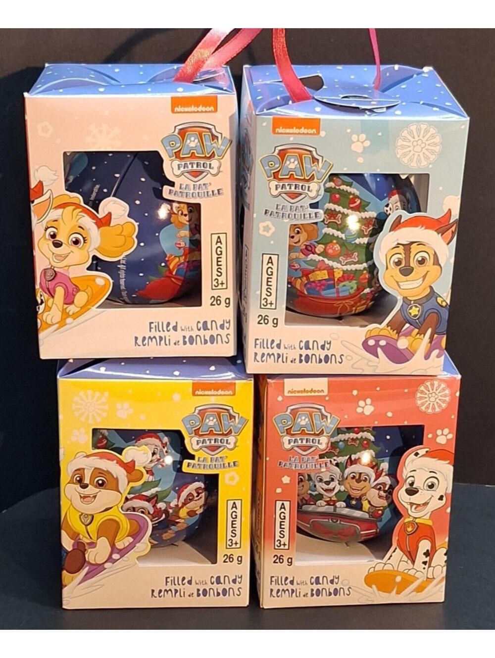 Paw Patrol Candy Tin Christmas Ornament Spin Master Empty No Candy